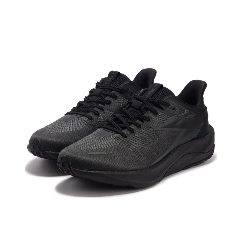 361° Speed Team Wear Resistant Low Top Running Shoes Men's Black-3