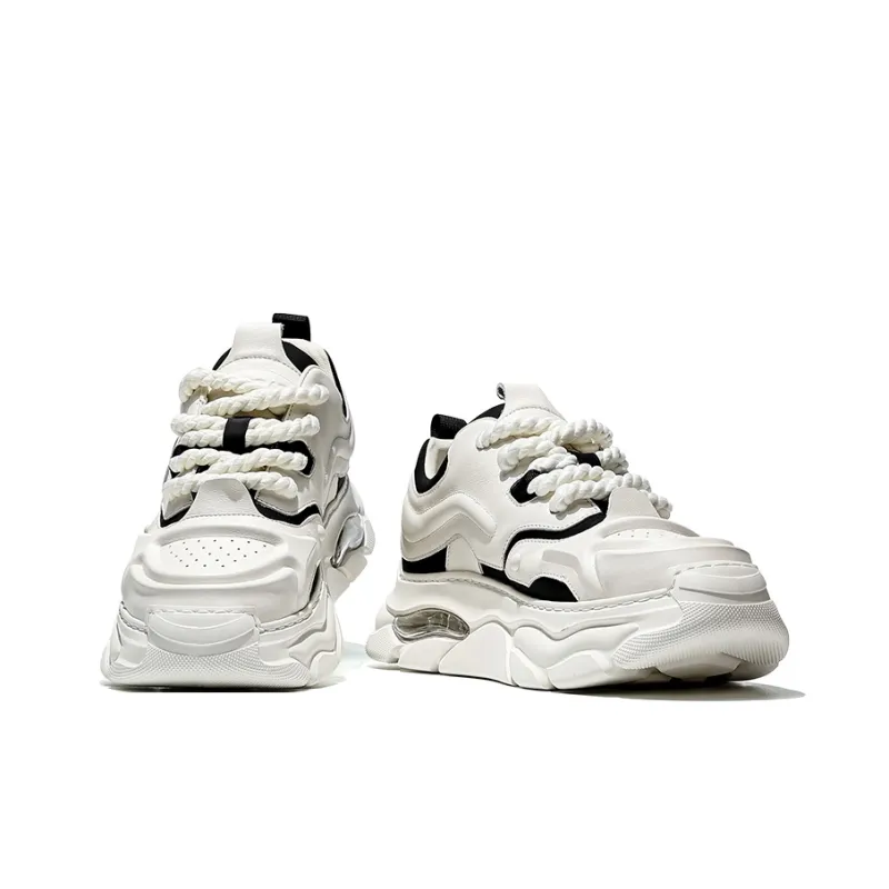 MOERBAI Low Top Chunky Sneakers Men's-2