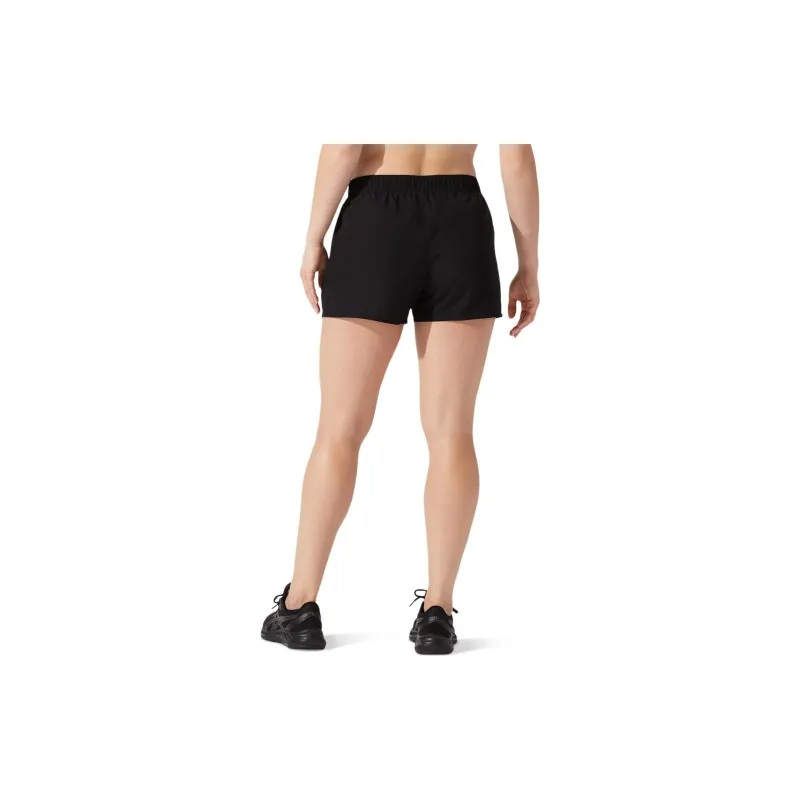 Asics SILVER 4IN SHORT WOMEN WESTERN Casual Shorts Women's Black-1