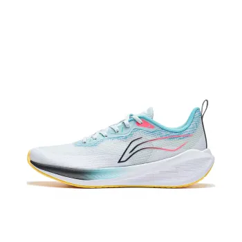 LiNing Cushioning, Slip Resistant, Abrasion Resistant, Breathable Low Top Casual Running Shoes Men's Blue