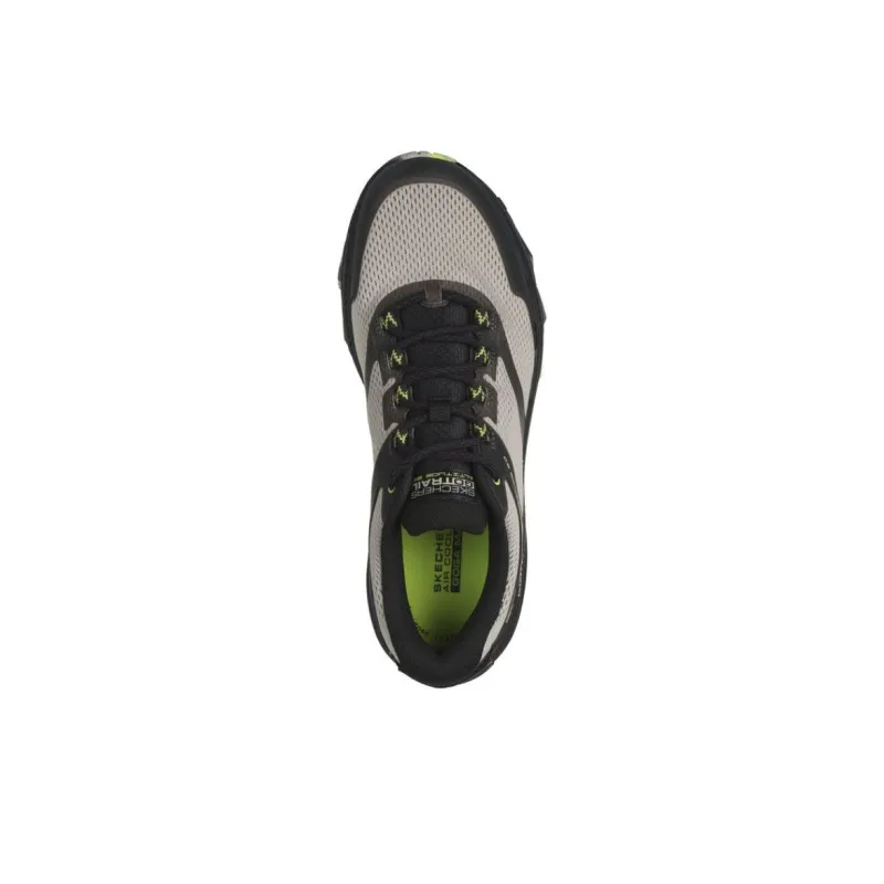 Skechers Go Run Trail Anti Slip Wear Resistant Low Top Trail Running Shoes Men's Brown Gray-4