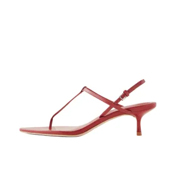 REFORMATION Delphine Strap Sandals 5cm Women's Red