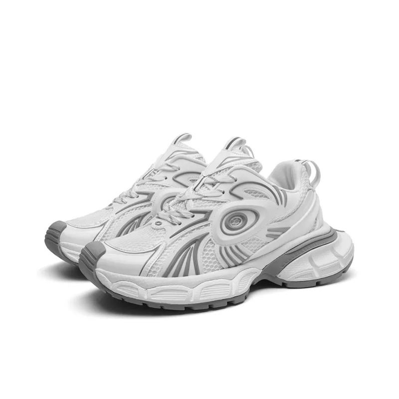 RBV Anti-Slip And Wear-Resistant Lightweight Low-Top Chunky Sneakers Unisex-12