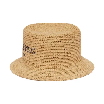 Jacquemus Raffia Bucket Hats Women's Beige