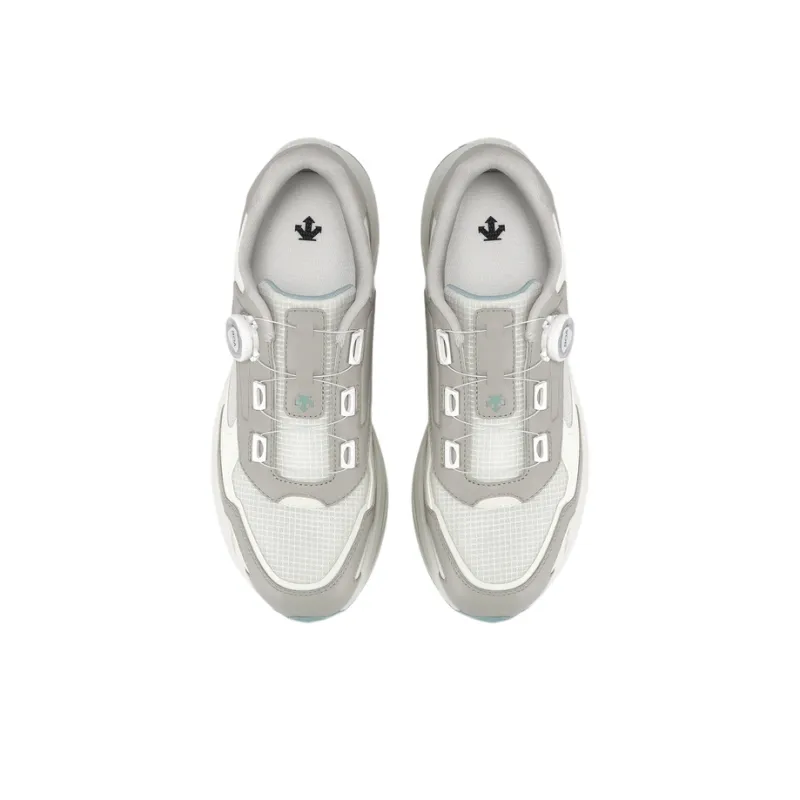 DESCENTE Dualis Urban Commute Wear Resistant Slip Resistant Low Top Casual Shoes Men's Cream-3