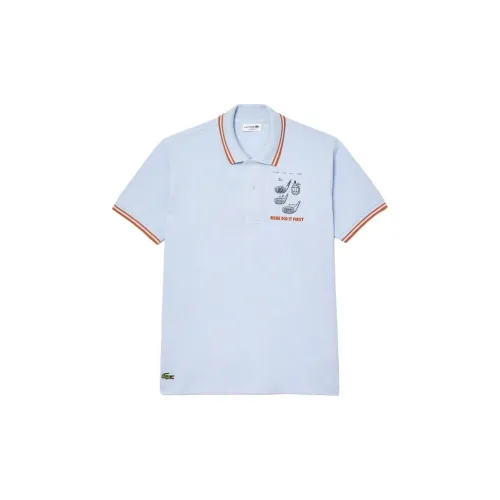 LACOSTE Polo Shirts Men White