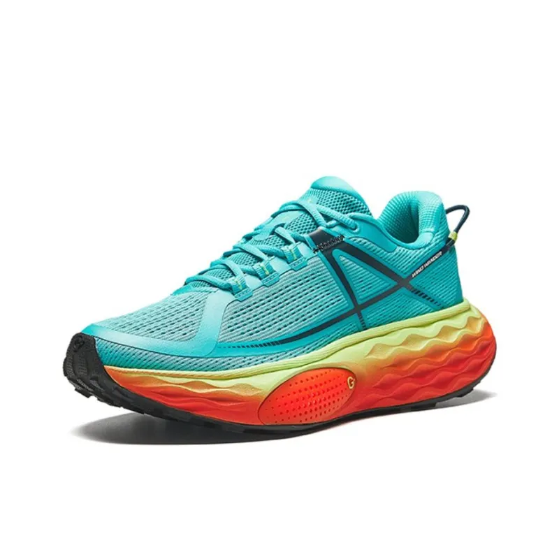 Anta Champion Series Abrasion Resistant Low Top Casual Running Shoes Men's Zhu Moon Cyan-1