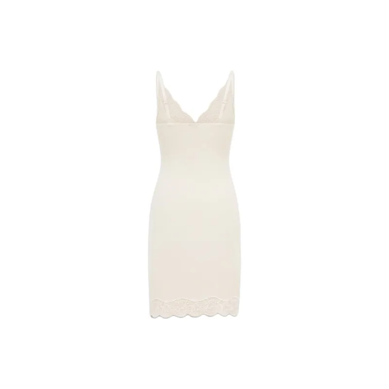SAINT LAURENT Laced Slip Dress-1