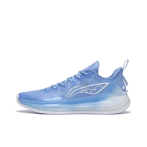 LINING Liren 3 V2 Basketball Shoes Unisex Low-Top Snow Blue