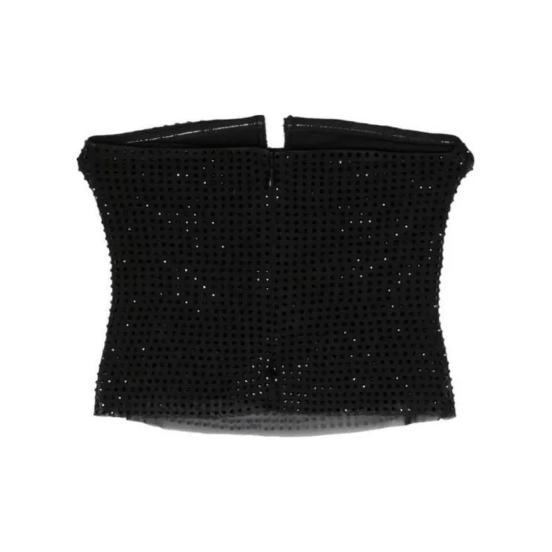 Self portrait Embellished Jersey Top-1