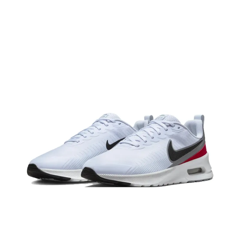 Nike Air Max Nuaxis Football Grey White Gym Red-2