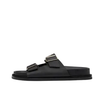 ST. AGNI Slide Slippers Women's Black