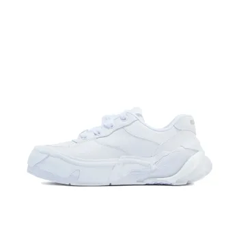 LiNing Wuji Anti Slip Wear Resistant Low Top Skateboard Shoes Women's White