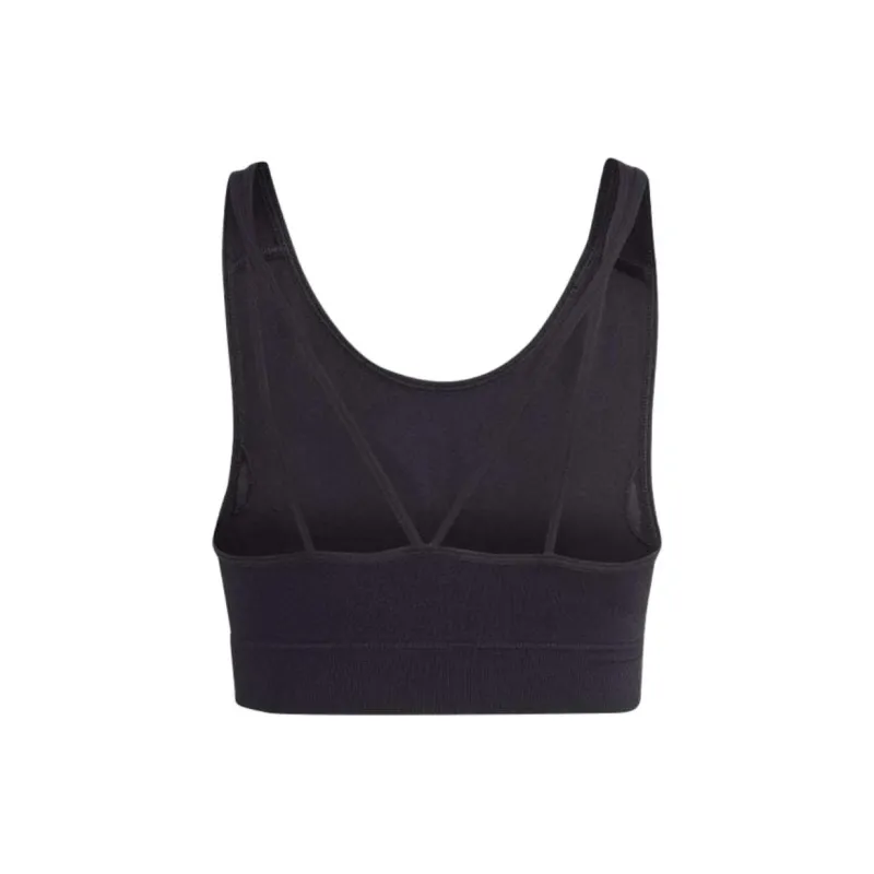 Adidas AEROKNIT TRAINING MEDIUM-SUPPORT BRA Sports Underwear Women's Black-1