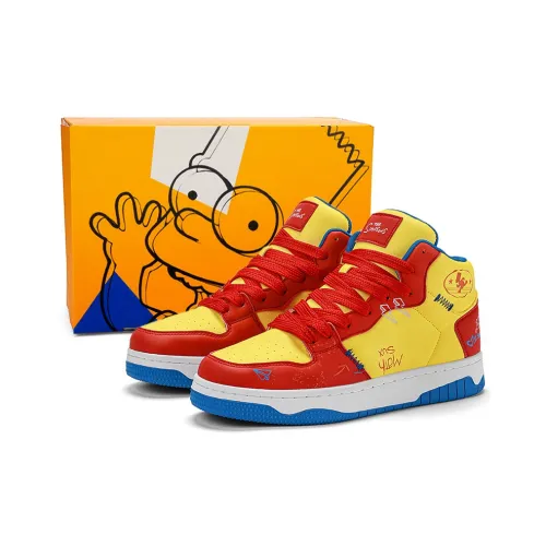 The Simpsons Skateboard Shoes Unisex High-Top