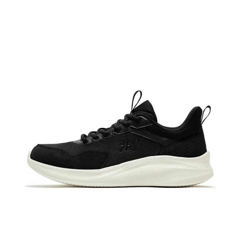 361° Blade 2.0 Slip Resistant And Breathable Low Top Running Shoes Men's Obsidian Black/Feather White-0