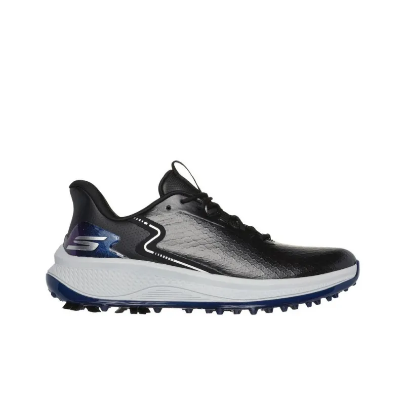 Skechers Slip Ins Slip Resistant, Abrasion Resistant, Waterproof Low Top Golf Shoes Men's Black Blue-1