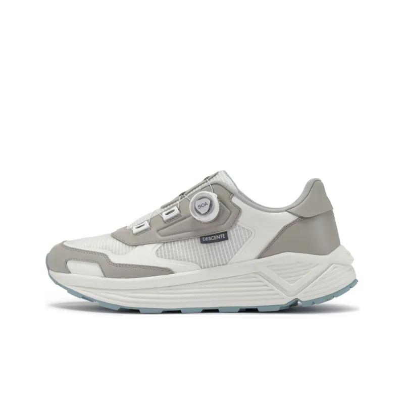 DESCENTE Dualis Urban Commute Wear Resistant Slip Resistant Low Top Casual Shoes Men's Cream-0