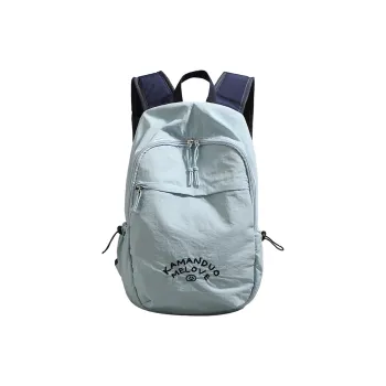 UNITE STAR Nylon Hiking Bag Backpacks Medium Size Unisex Black/Pink/Blue