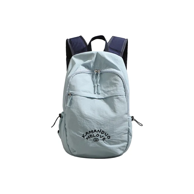 UNITE STAR Nylon Hiking Bag Backpacks Medium Size Unisex Black/Pink/Blue-0
