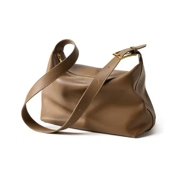 CARTELO Cow Leather Shoulder Bag Regular Women's Licorice/Black