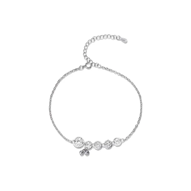Strange S925 Silver Anklets Women's-0