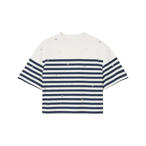 Sandro T-Shirts Women's Blue/White