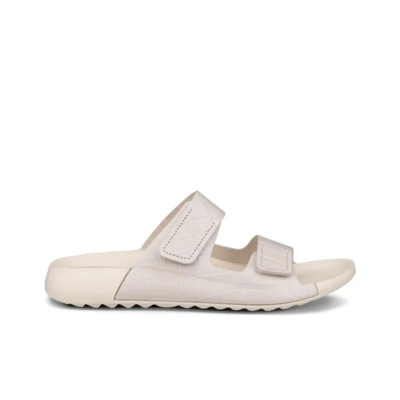 Ecco Slip-Resistant Abrasion-Resistant Slide Slippers Women's White-1