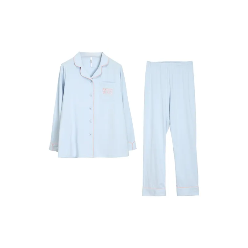 Red Beans At Home Pajama Set Women's-4