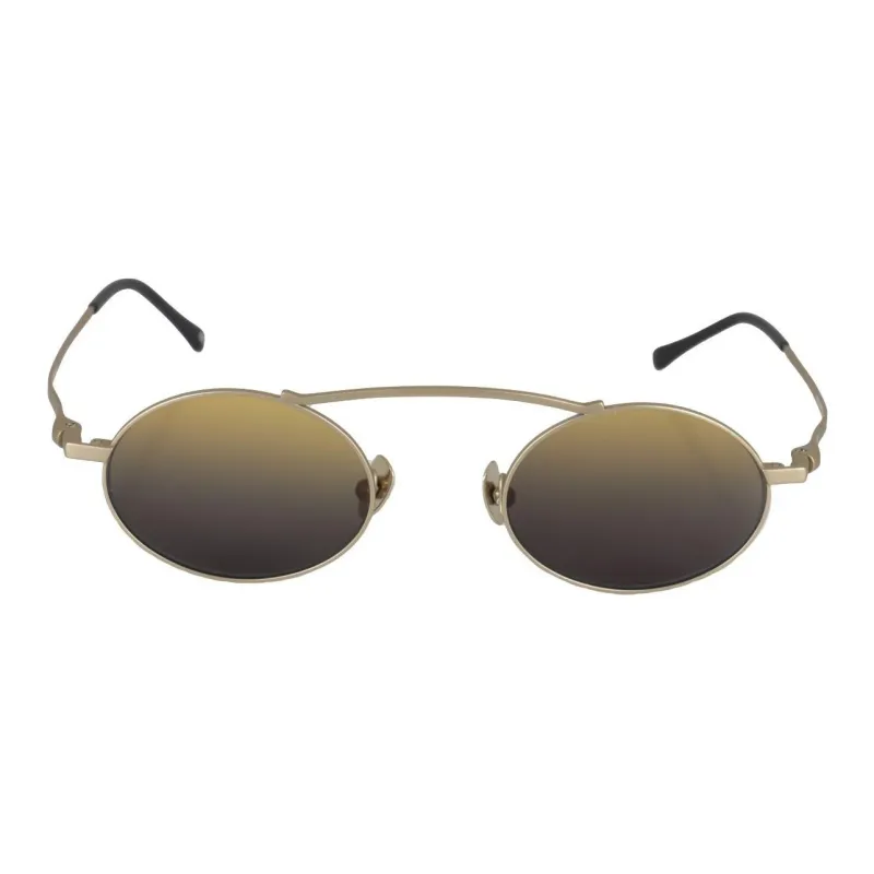 District Vision Acetate Aviator Sunglasses Men's Gold-1