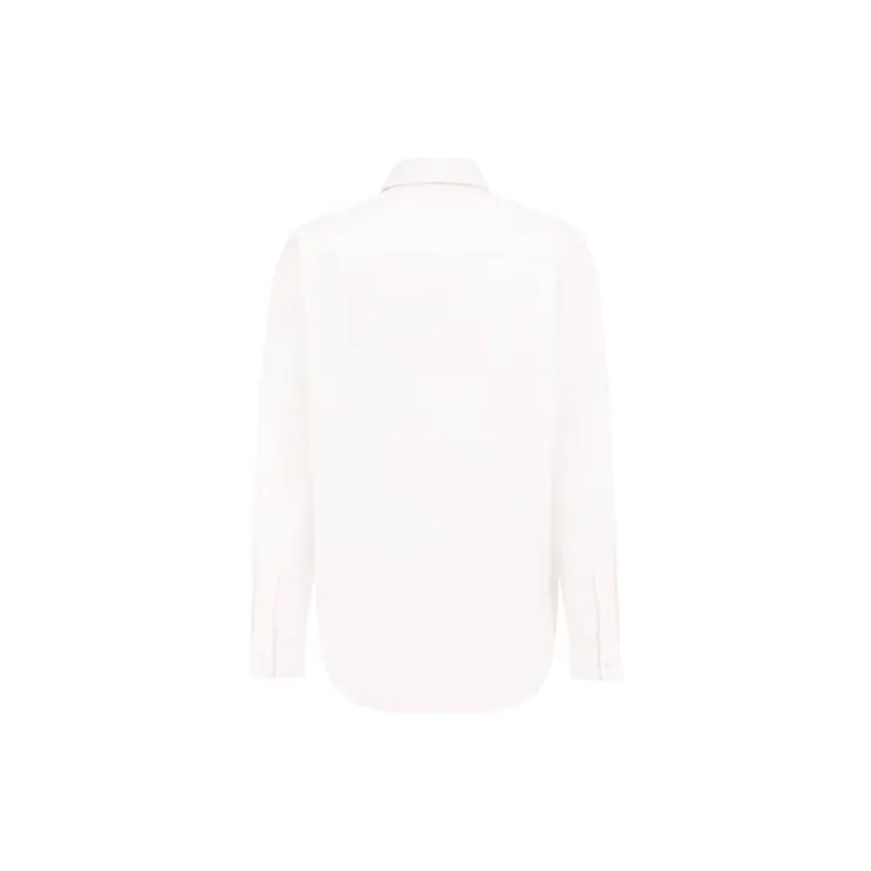 DIESEL Logo Embroidered Long-Sleeved Shirt-1