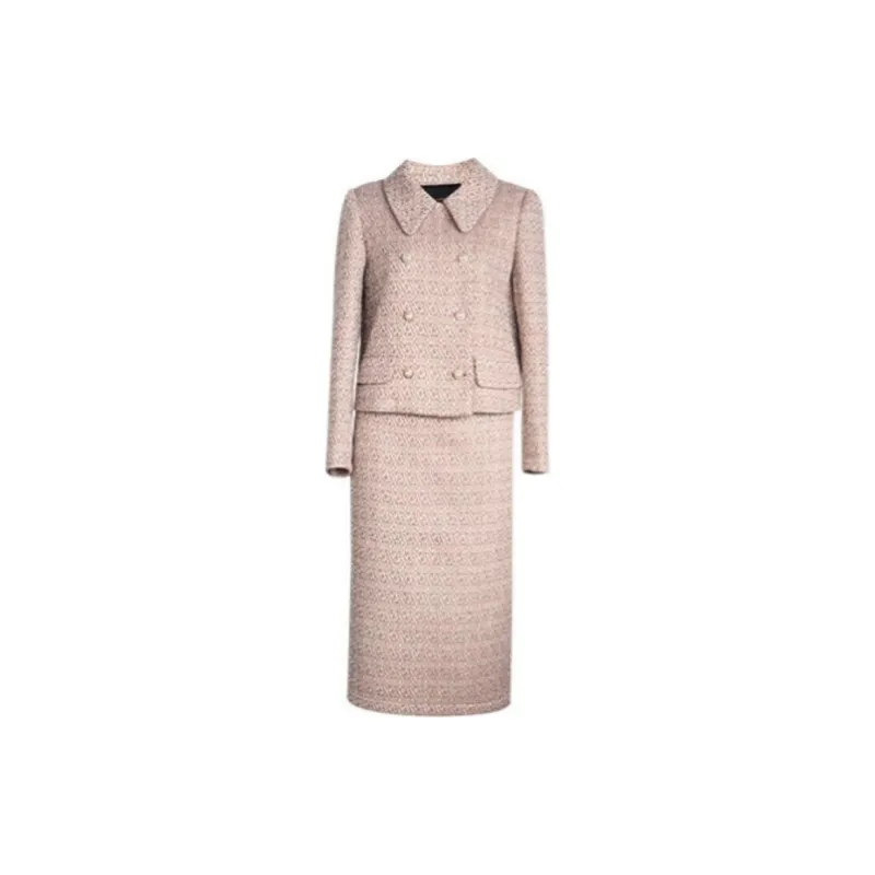 ROEYSHOUSE Skirt Set Women's Apricot Pink-2