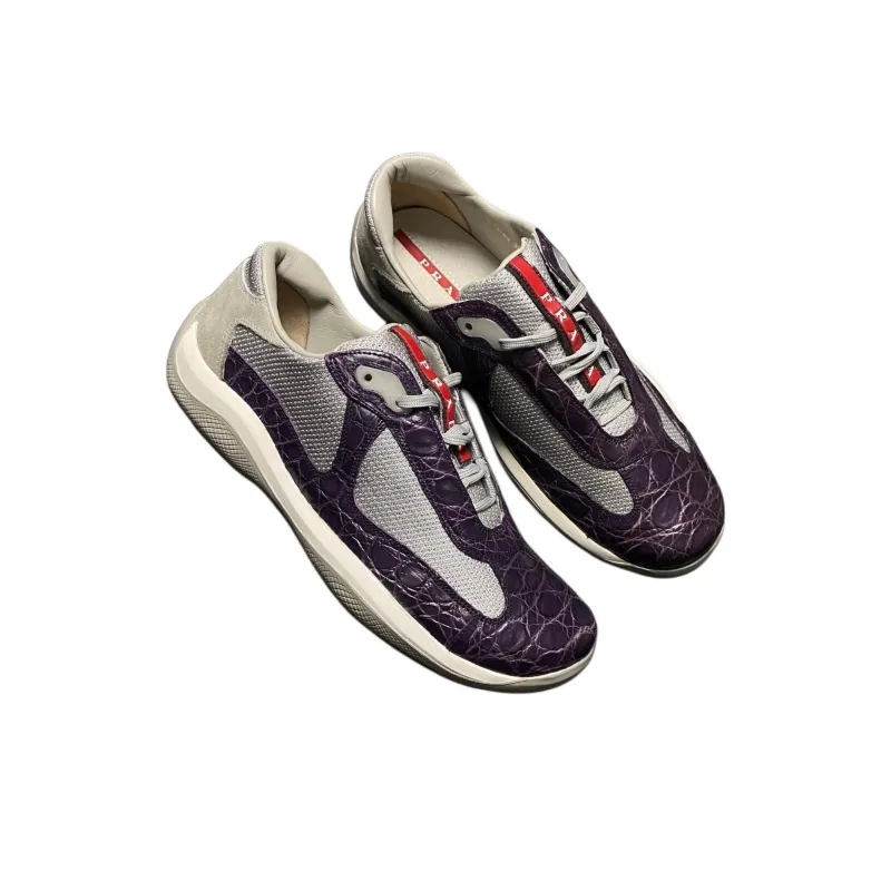 PRADA Low-Top Casual Shoes Men's Purple-3