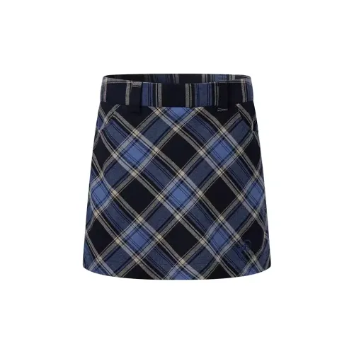 HEYABC Casual Short Skirts Women's Navy Blue