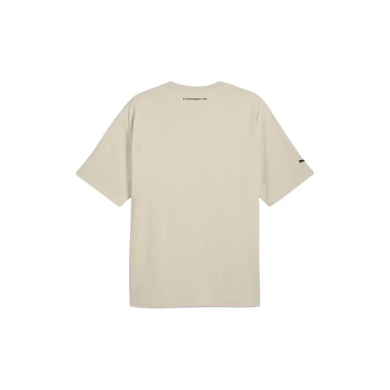 PUMA Porsche Legacy 911 SS24 Drop Shoulder Sleeve T-Shirt Men's Desert Dust-1
