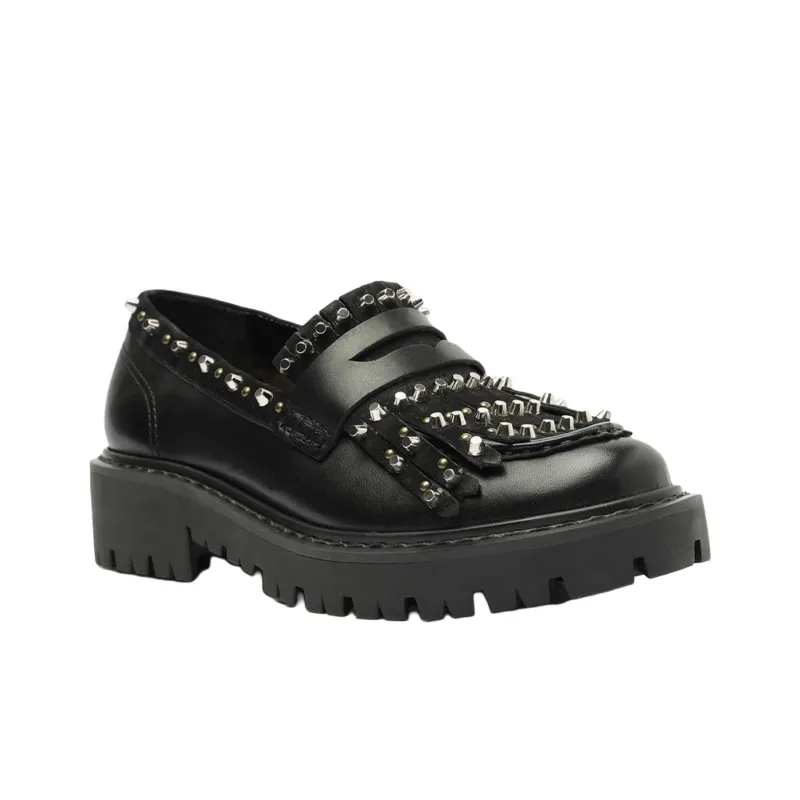 Schutz Christie Loafers 3.5cm Women's Black-2