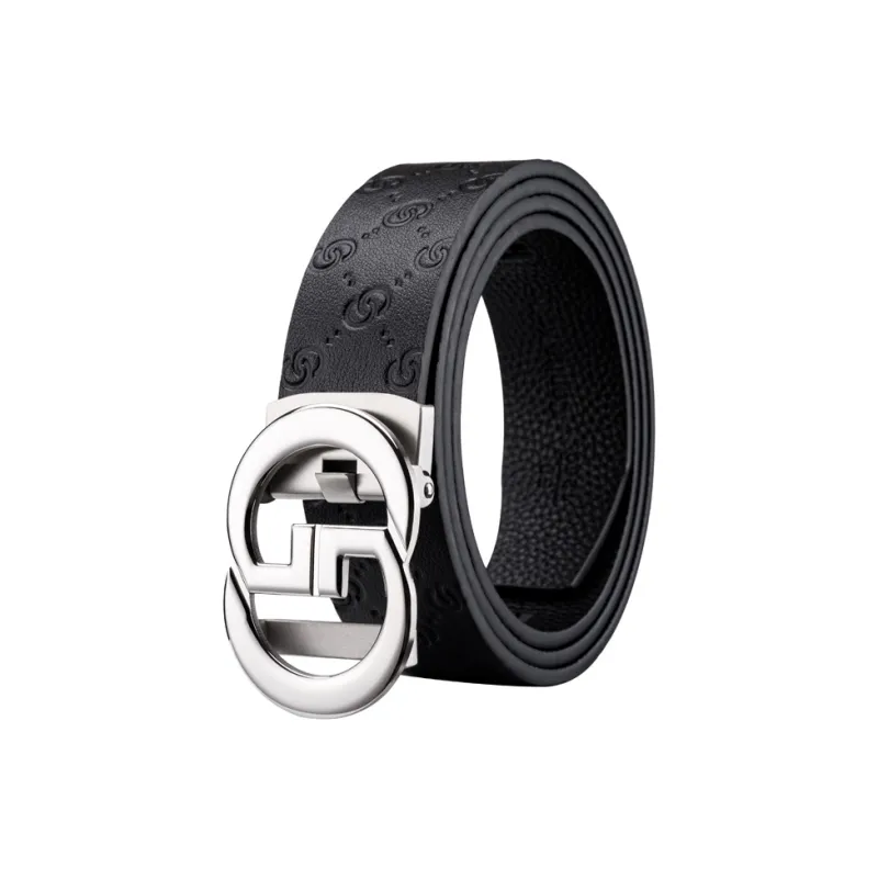 Canita Kolly Business Formal Casual Business Top Grain Cow Leather Leather Belts Men's Width  3.5cm-3
