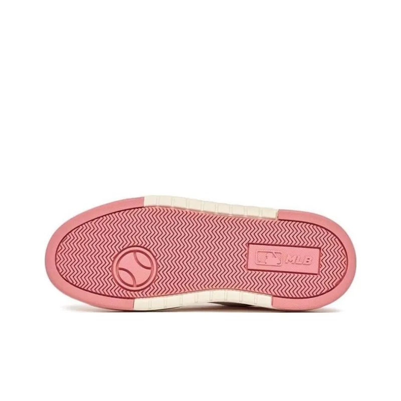 MLB Chunky Liner Basic Slip Resistant Cushioning Wear Resistant Low Top Skateboard Shoes Unisex Pink-4