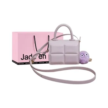 Jade En Plus PU Crossbody Handbag Regular Women's White/Pink/Black/Purple/Yellow