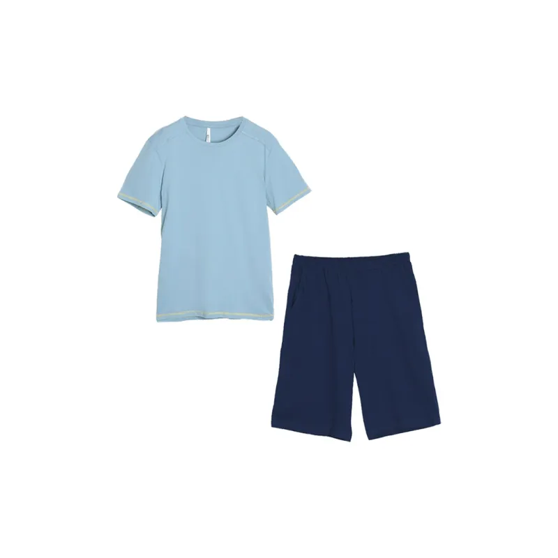 Red Beans At Home Pajama Set Men's-0