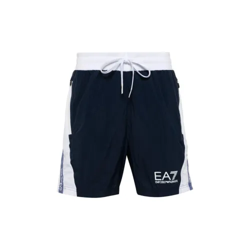 EMPORIO ARMANI EA7 Casual Shorts Men Oxford Blue