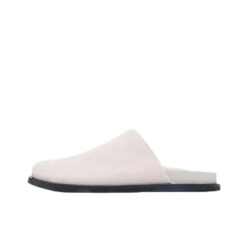ST. AGNI Wrap-toe Slippers Women's Light Gray