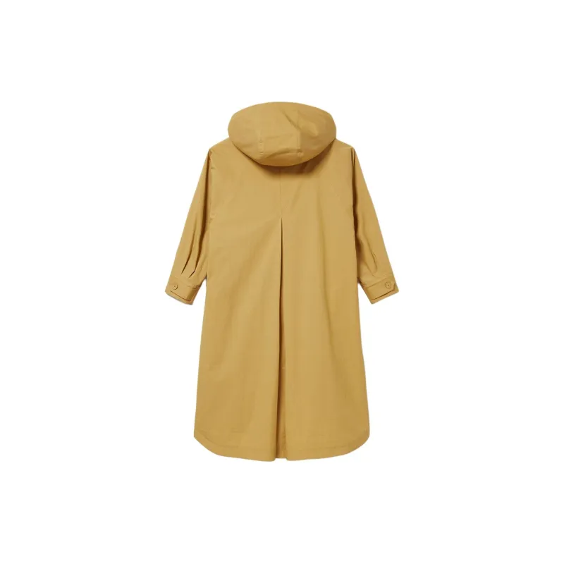 LACOSTE Trench Coat Women's Yellow-1