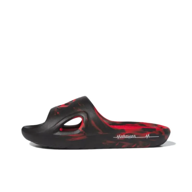 Adidas Adicane Slides Core Black Team Collegiate Red Bright Red-0