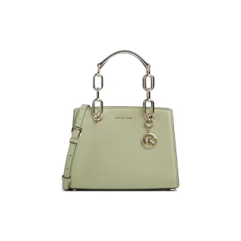 MICHAEL KORS Grain Cow Leather Shoulder Bag, Crossbody Bag, Handbag Women's Green