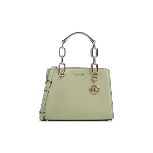 MICHAEL KORS Grain Cow Leather Shoulder Bag, Crossbody Bag, Handbag Women's Green