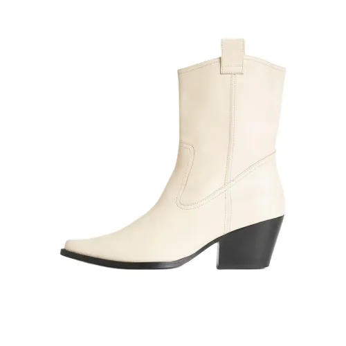 Staud Ankle Boots Women's White