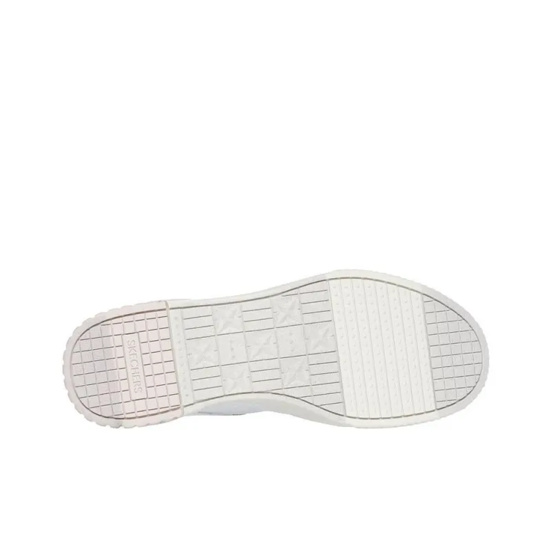 Skechers Court Classics Breathable Low Top Casual Shoes Women's Pink White-3
