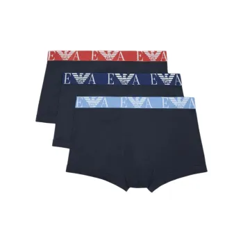 EMPORIO ARMANI Three pack Of Boxer Briefs With Bold Monogram Logo