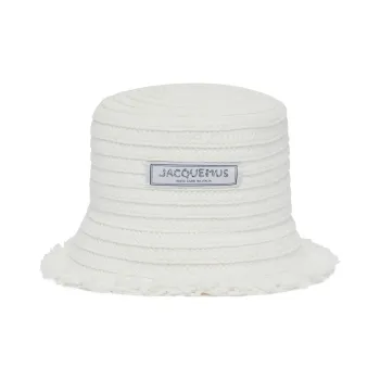 Jacquemus Logo Patch Bucket Hat